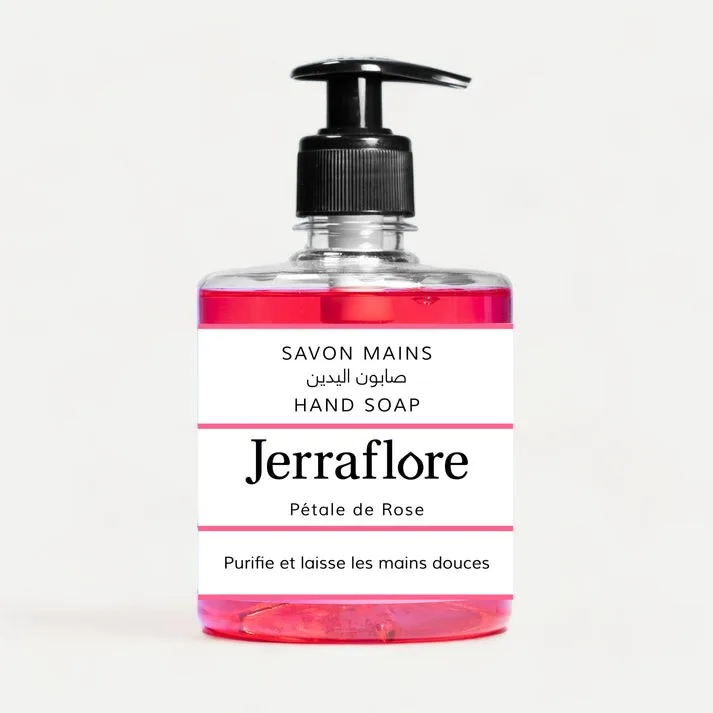 Jerraflore Savon Mains Rose 500 ml