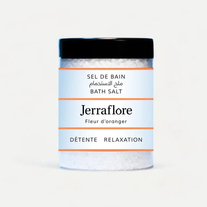 Jerraflore Sel de Bain Fleur d'Oranger 400 g