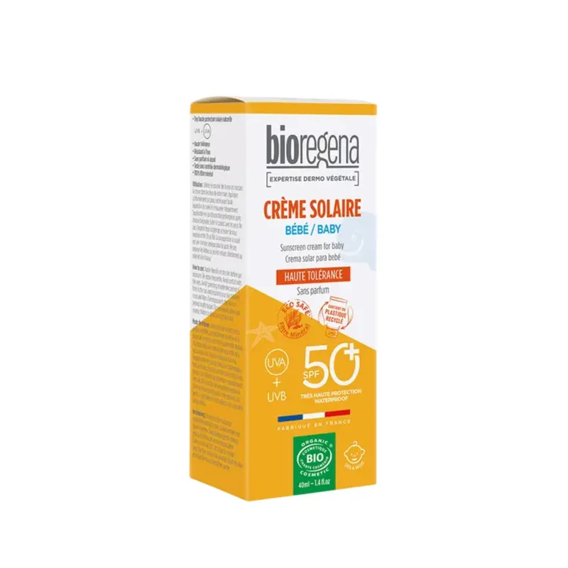 Bioregena Creme Solaire Bébé 40 ml