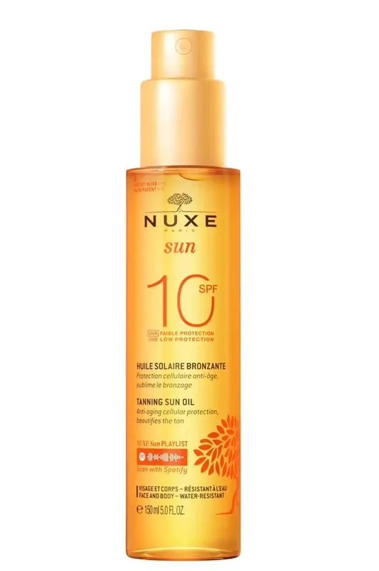 Nuxe Sun Huile Bronzante SPF10 150 ml