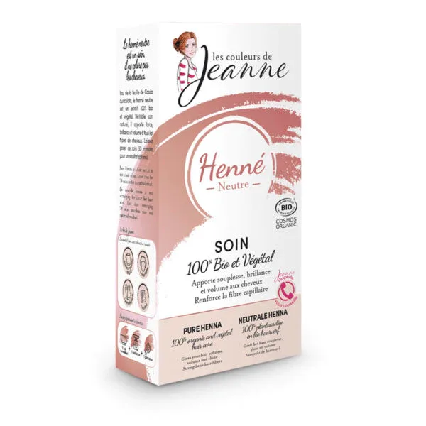 Les Couleurs de Jeanne Henne Neutre BIO 100 g