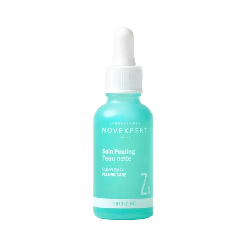 Novexpert Soin Peeling Peau Nette Trio Zinc 30 ml