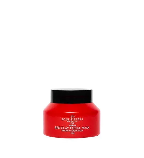 Soul Sisters Masque à l’argile rouge pour visage 150 g