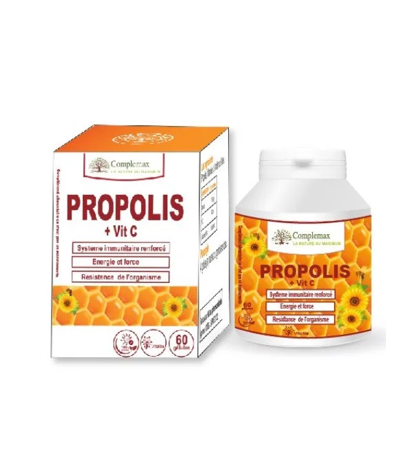 Complemax Propolis + Vitamine C 250 mg 60 gelules