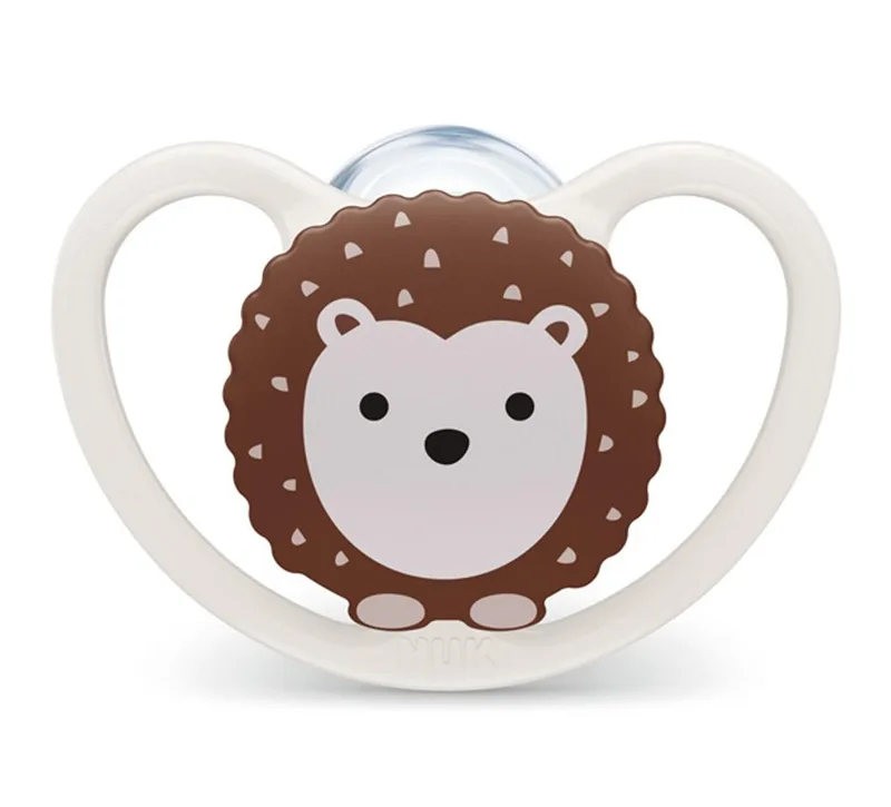 NUK Sucette Space Silicone Hérisson 0-6mois