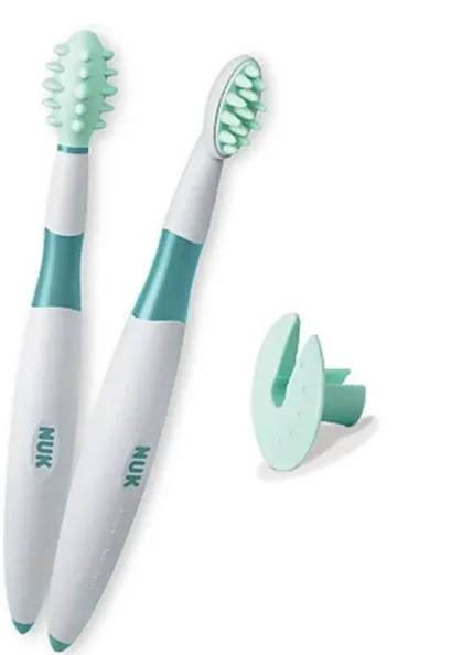 NUK Set de brosses à dents éducatives 6+ Mois
