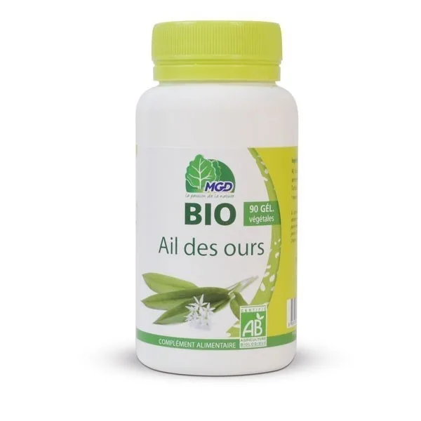 Mgd nature Ail des ours bio 90 gélules