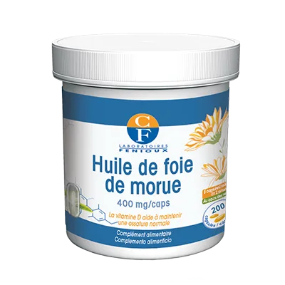Fenioux Huile de Foie de Morue 400 mg 120 Capsules