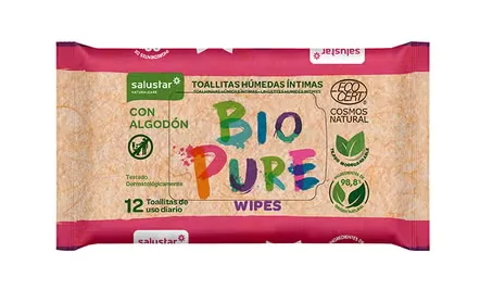 Salustar Biopure Lingettes Intime 12U