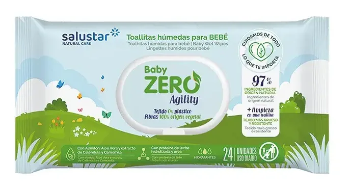 Salustar Zero Baby Lingettes B24
