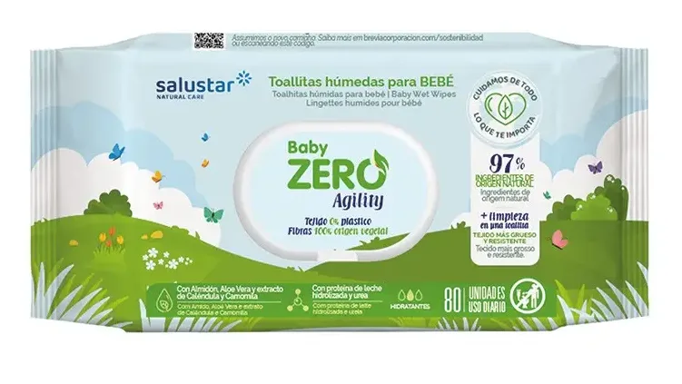 Salustar Zero Baby Lingettes U80