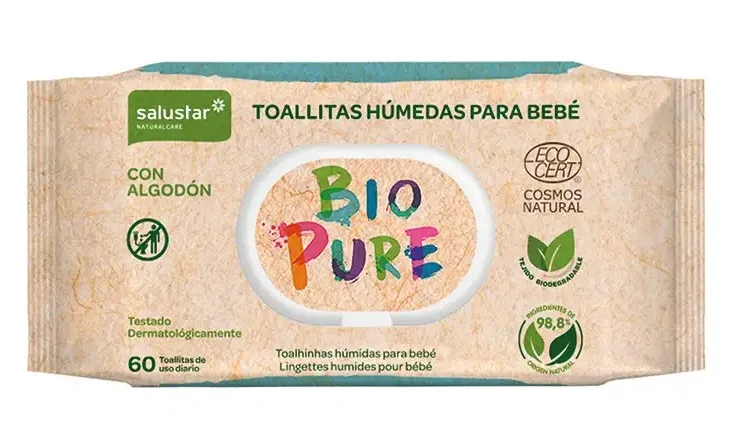 Salustar Biopure Lingettes Bebe B60