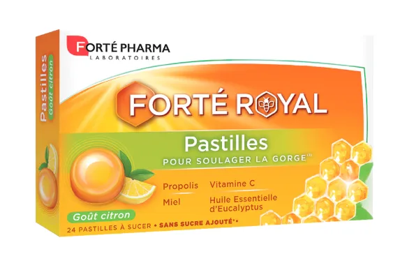 Forte Pharma Forte Royal 24 Pastilles Gout Citron