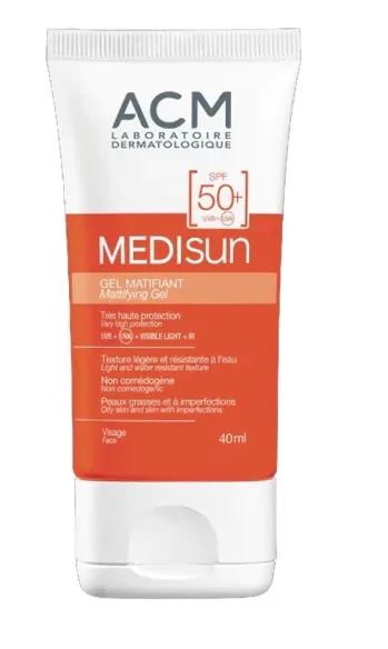 ACM Medisun Gel Ecran Matifiant SPF 50+ 40 ml