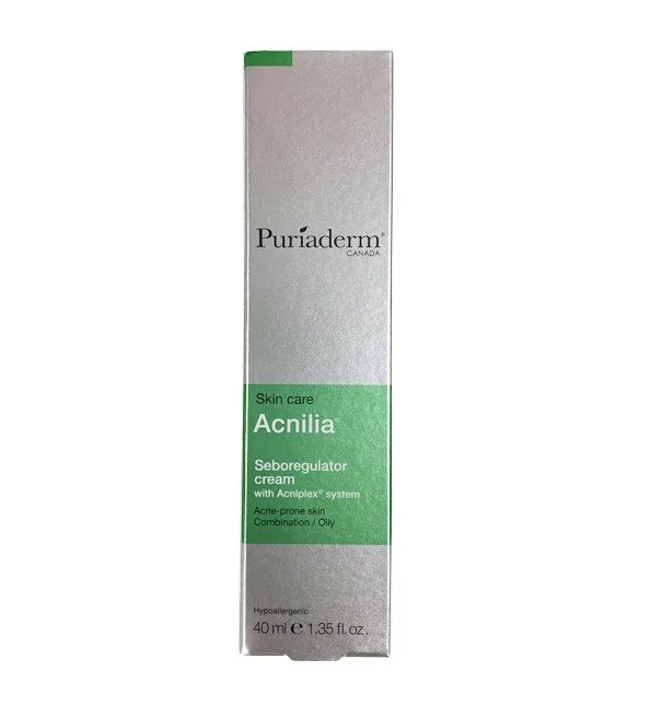 Puriaderm Acnilia crème seboregulatrice 40 ml