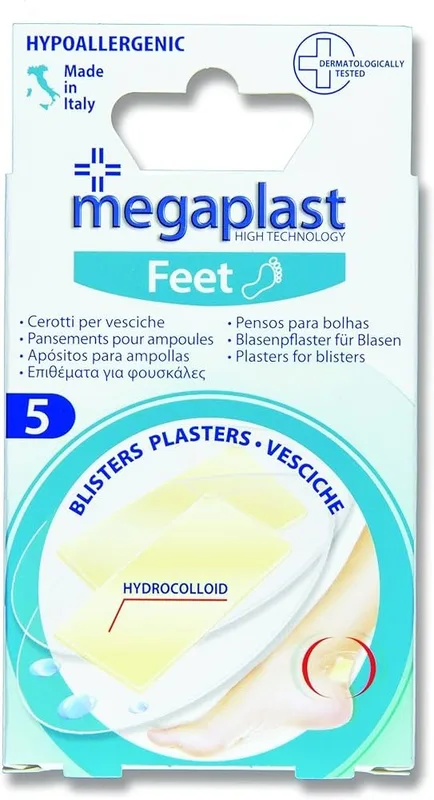Megaplast - Pansements hydrocolloides ampoules – 5 pièces - 130503
