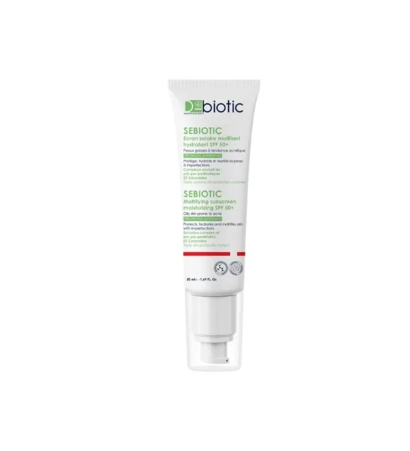 D-Biotic Sebiotic Ecran Solaire Matifiant spf50+ 50 ml