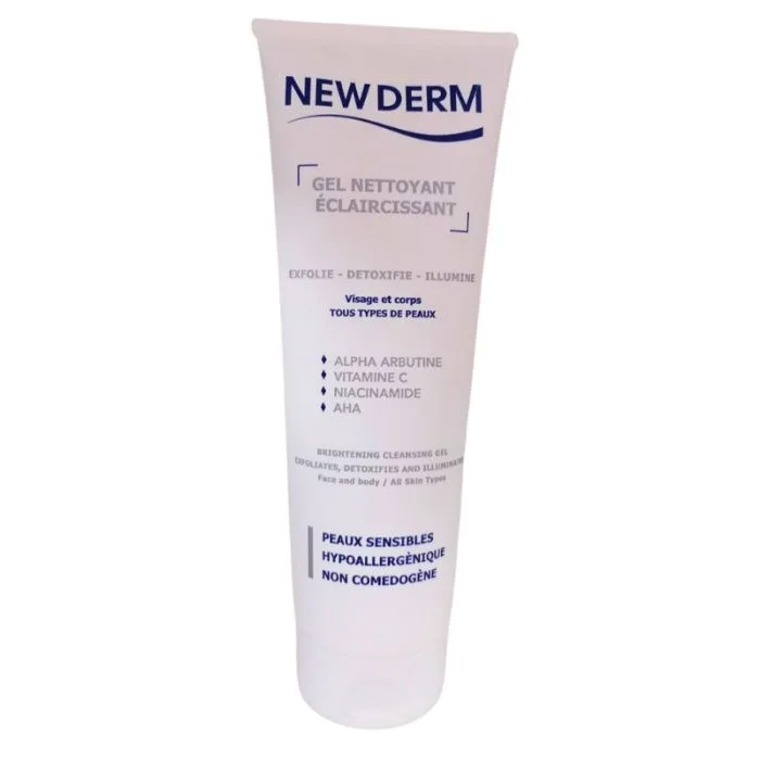 Newderm Gel Nettoyant Eclaircissant Visage et Corps 250 ml