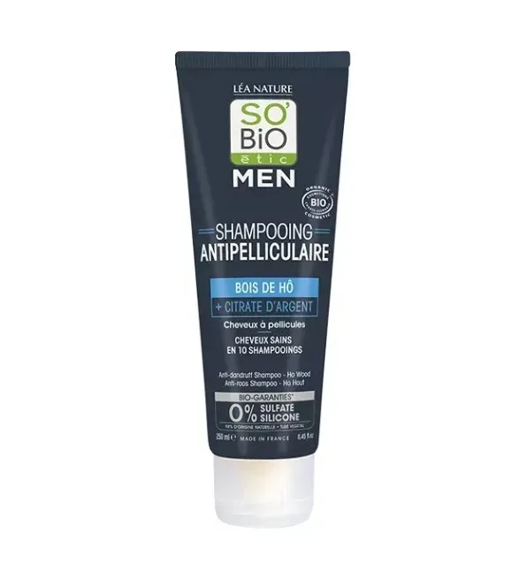 SO'BiO Shampoing Men Anti-Pelliculaire Bois de Hô 250 ml