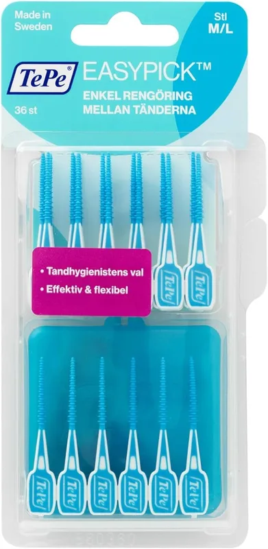 TePe EasyPick™ Taille: M/l 36pcs ‘’Bleu’’