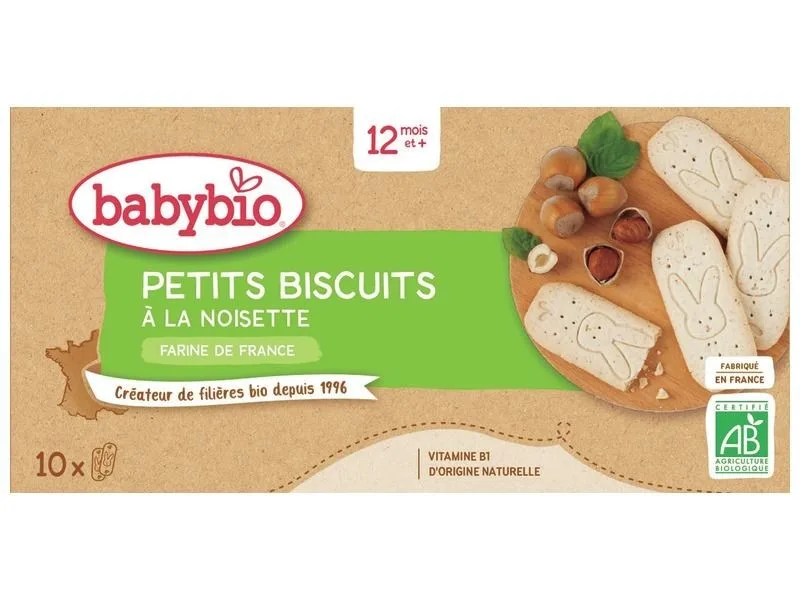 Babybio Petits Biscuits à la Noisette 160 g