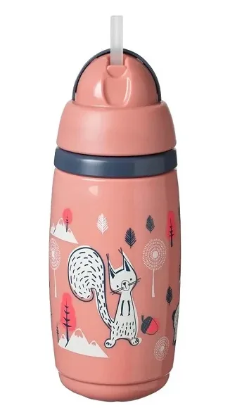 Tommee Tippee Tasse Isotherme à Paille SuperStar 266 ml – Rose
