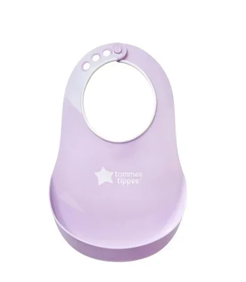 Tommee Tippee Bavoir avec Fermoir Réglable Mauve
