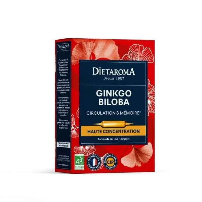 Dietaroma C.I.P. Ginkgo Biloba 20 ampoules