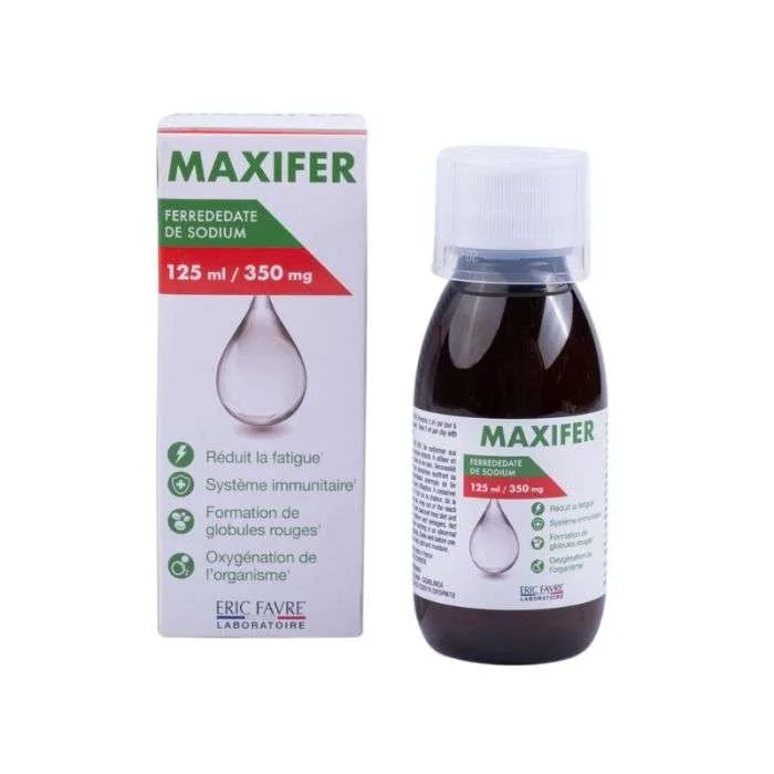 Eric Favre Maxifer Ferrededate de Sodium 350 mg 125 ml