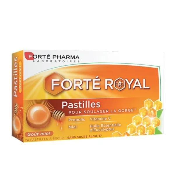 Forte Pharma Forte Royal 24 Pastilles Miel