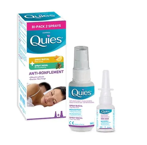 Quies Bipack Spray Buccal + Nasal AR Flacon 15 + 70 ml