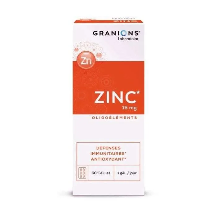 Granions Zing 15 mg 60 Gelules