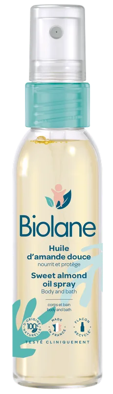 Biolane Huile d'amande douce 75 ml