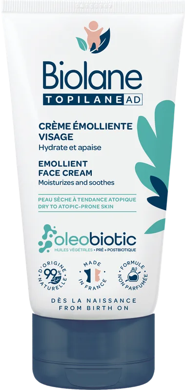 Biolane crème émolliente visage 50 ml
