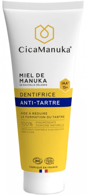 Cica Manuka Dentifrice Anti-Tartre IAA15+ 75 ml
