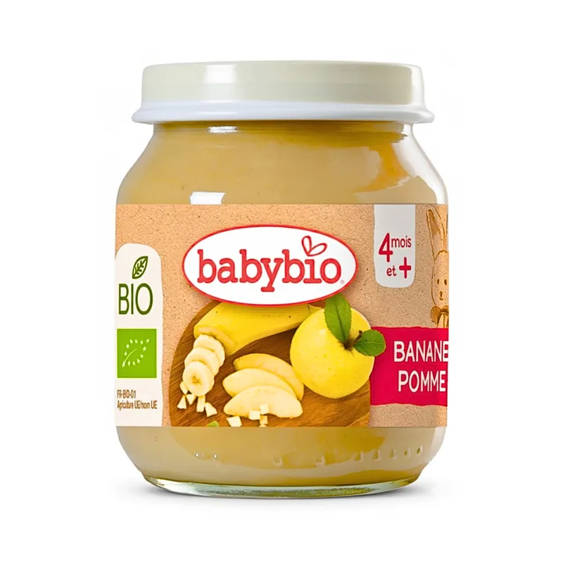 Babybio Petit Pot Banane Pomme 130 g