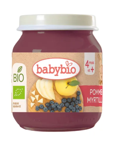 Babybio Pot Pomme Myrtille 130 g