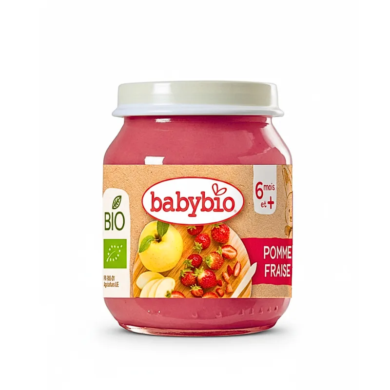 Babybio Petit Pot Pomme Fraise 130 g