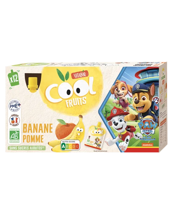 Vitabio Pomme Banane 12x90 g