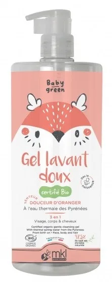 MKL Baby Green Gel Lavant Doux Bio 1 L