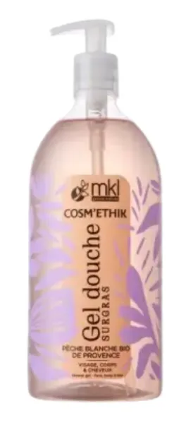 MKL Cosm’ethik Gel Douche Peche Blanche Bio de Provence 1 L