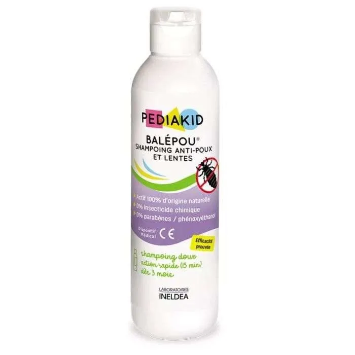 Pediakid Balepou Shampooing Anti Poux et Lentes 200 ml