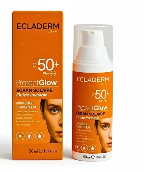 Ecladerm Protect Glow Ecran Fluide Invisible spf50+ 50 ml