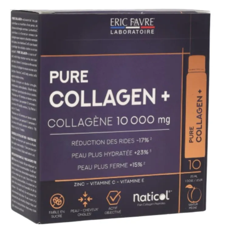 Eric Favre Pure Collagene+ 10000 mg /10AMP*25 ml