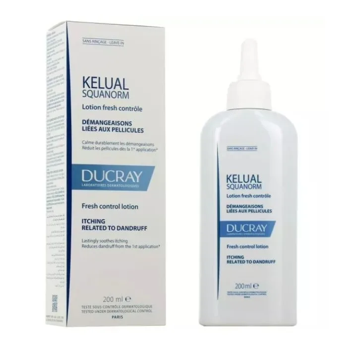 Ducray Kelual Squanorm Lotion Fresh Controle Pellicules et Demangeaisons 200 ml