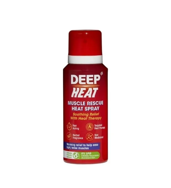 Deep Freeze Heat Muscle Rescue Heat Spray 72.5 ml