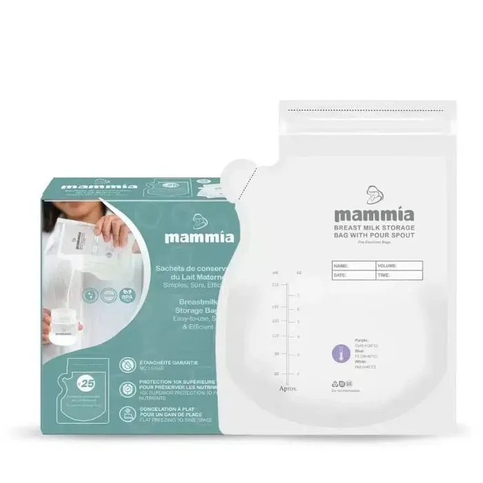 Mammia Sachets de conservation de lait maternel x25 - 220 ml