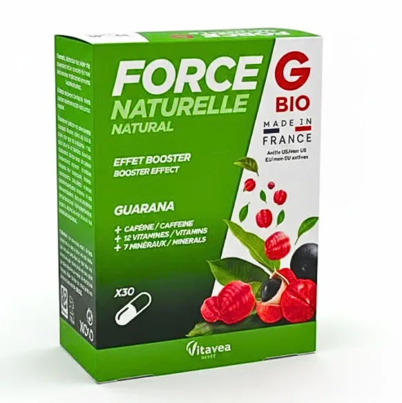 Vitavea Force G Naturelle Effet Booster Guarana 30 Gelules