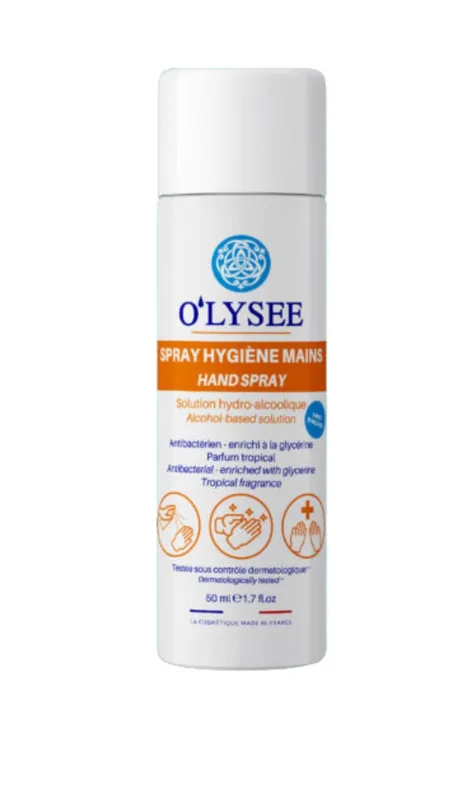 O’Lysee Solution Hydro-Alcoolique pour L’antisepsie des Mains 50 ml