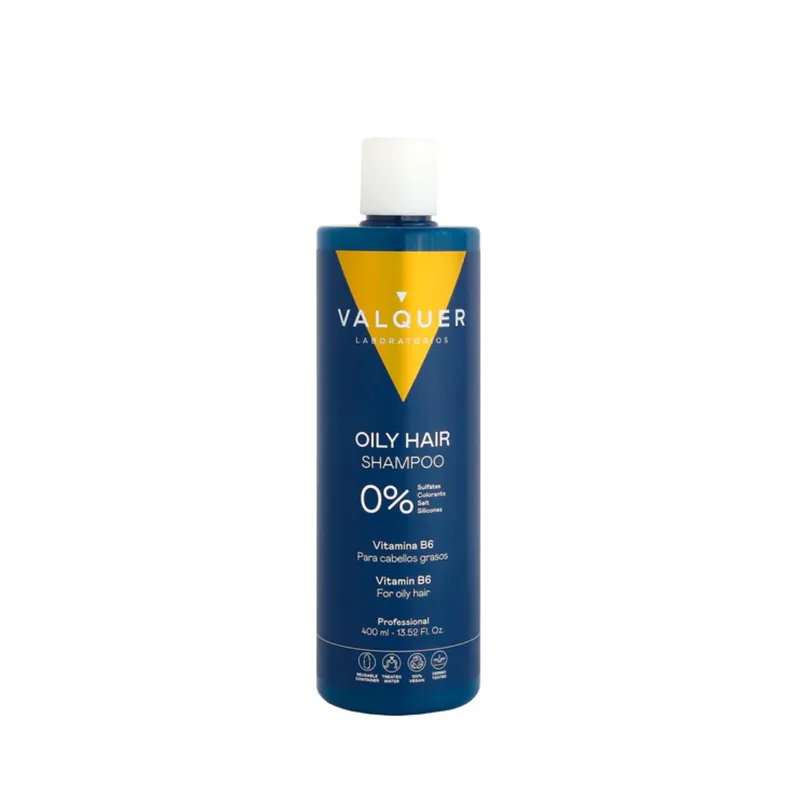 Valquer Oily Hair Shampoing Regulateur de Graisses 400 ml